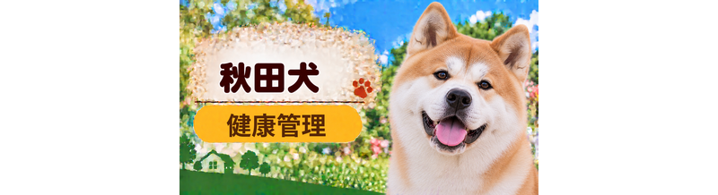 秋田犬の健康管理で意識したいこと｜毎日のチェックと定期健診
