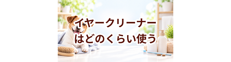 イヤークリーナーはどのくらい使う？頻度・使い方・費用を確認