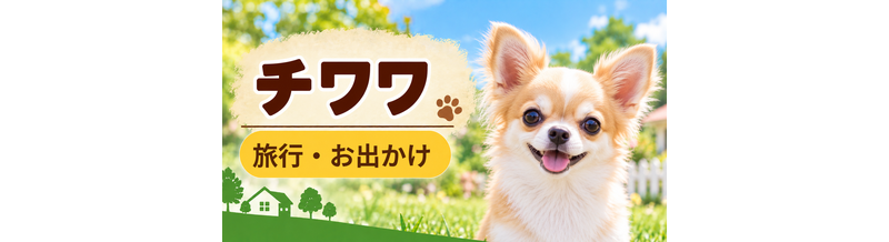 チワワと旅行するときの持ち物｜移動・宿泊で役立つ犬用品
