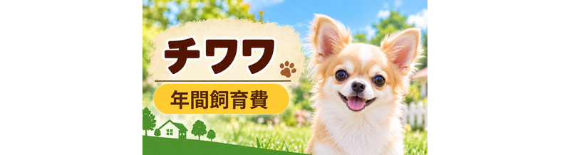 チワワの年間飼育費はいくら？固定費と臨時出費をまとめて計算