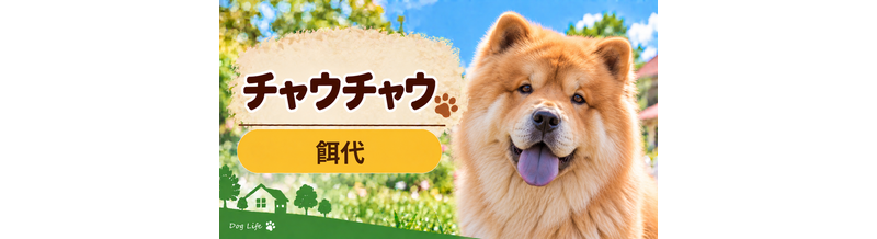 チャウチャウの餌代は月いくら？体重からドッグフード代をシミュレーション