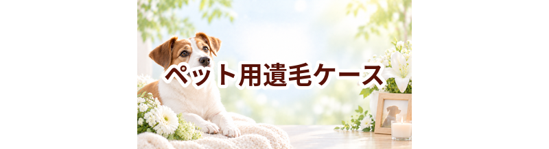 ペット用遺毛ケースはいくら？価格帯と選ぶ前に確認したいこと