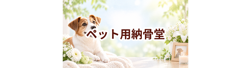 ペット用納骨堂はいくら？価格帯と選ぶ前に確認したいこと