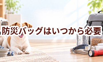 防災バッグはいつから必要？使い始めるタイミングと選び方