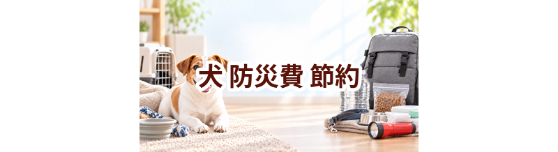 犬の防災費を抑えるには？無理なく続ける節約方法