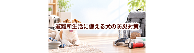 避難所生活に備える犬の防災対策｜必要なものと事前準備