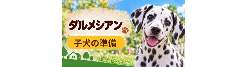 ダルメシアンの子犬を迎えた1週間でやること｜食事・トイレ・生活環境