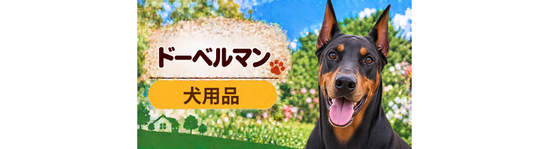 ドーベルマン向け犬用品の選び方｜ケージ・ベッド・ハーネスをまとめて確認