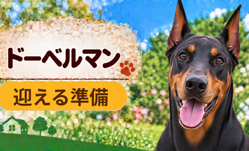 ドーベルマンを迎えるときに必要なもの｜サイズ選びと初期費用