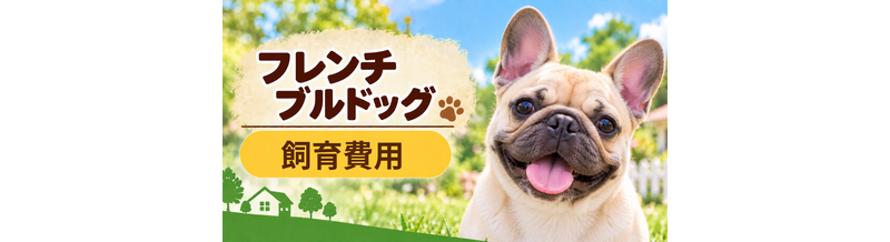 フレンチブルドッグを飼う費用はいくら？初期費用・年間費用・生涯費用を解説