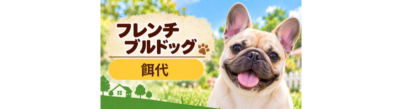 フレンチブルドッグの餌代は月いくら？体重からドッグフード代をシミュレーション