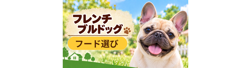 フレンチブルドッグのドッグフードはどう選ぶ？年齢・体格・食べ方に合わせた選び方