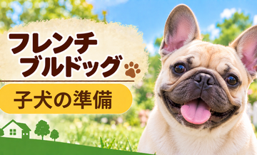 フレンチブルドッグの子犬を迎えた1週間でやること｜食事・トイレ・生活環境
