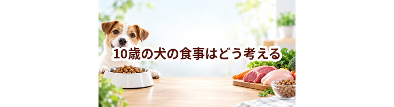 10歳の犬の食事はどう考える？量・回数・フード選びの基本
