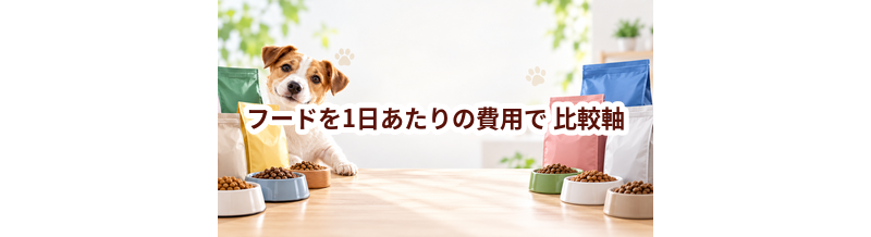 ドッグフードを1日あたりの費用で比較するときのポイント｜数字だけで決めない選び方