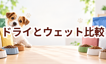 ドライとウェットどっちがいい？費用・保存・食べやすさを比較