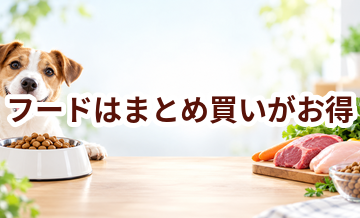 ドッグフードはまとめ買いがお得？鮮度・保管・送料で比較