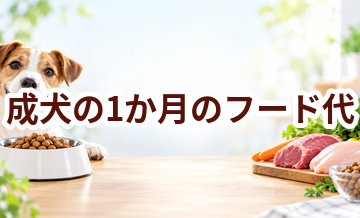 成犬の1か月のフード代はいくら？体重と給餌量から計算