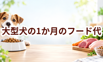 大型犬の1か月のフード代はいくら？体重と給餌量から計算