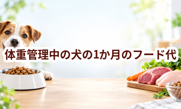 体重管理中の犬の1か月のフード代はいくら？体重と給餌量から計算