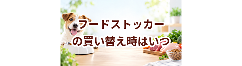 フードストッカーの買い替え時はいつ？安全に使うためのチェックポイント