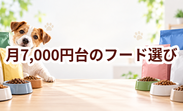 月7,000円台で続けやすいドッグフードの選び方｜1日あたりの費用も比較
