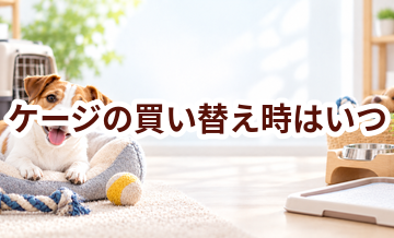 ケージの買い替え時はいつ？安全に使うためのチェックポイント