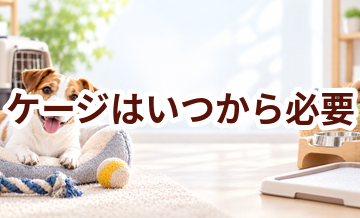 ケージはいつから必要？使い始めるタイミングと選び方