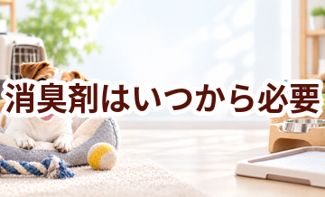 消臭剤はいつから必要？使い始めるタイミングと選び方