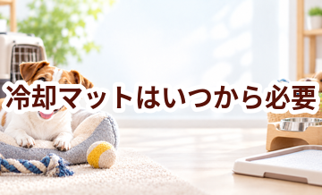 冷却マットはいつから必要？使い始めるタイミングと選び方