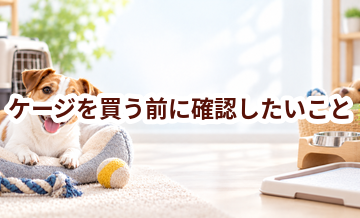 ケージを買う前に確認したいこと｜愛犬と暮らしに合うかチェック