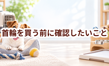 首輪を買う前に確認したいこと｜愛犬と暮らしに合うかチェック