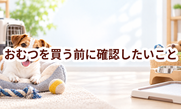 おむつを買う前に確認したいこと｜愛犬と暮らしに合うかチェック