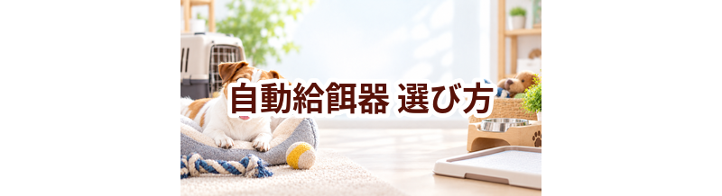 自動給餌器の選び方｜サイズ・使いやすさ・価格で失敗しないポイント