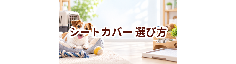 シートカバーの選び方｜サイズ・使いやすさ・価格で失敗しないポイント