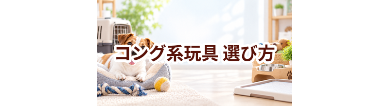 コング系玩具の選び方｜サイズ・使いやすさ・価格で失敗しないポイント