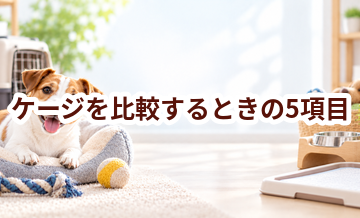 ケージを比較するときの5項目｜価格・安全性・手入れのしやすさを確認