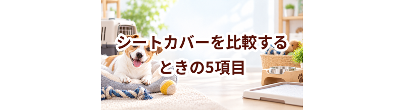 シートカバーを比較するときの5項目｜価格・安全性・手入れのしやすさを確認