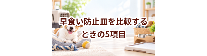 早食い防止皿を比較するときの5項目｜価格・安全性・手入れのしやすさを確認