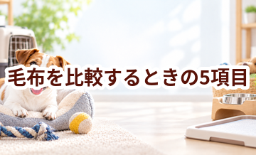 毛布を比較するときの5項目｜価格・安全性・手入れのしやすさを確認