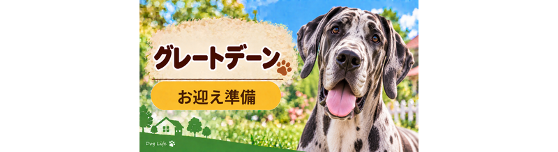 グレートデーンを迎えるときに必要なもの｜サイズ選びと初期費用