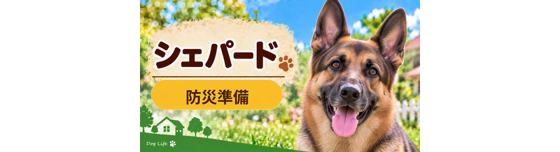 シェパードの防災準備｜避難時に必要な用品と持ち出しリスト