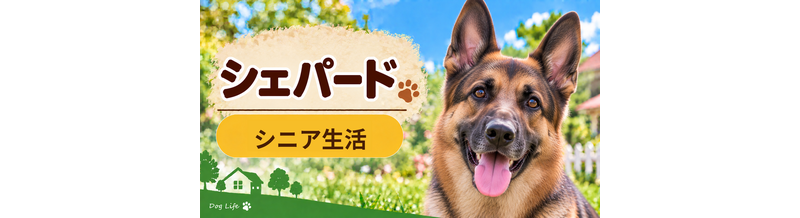 シニア期のシェパードとの暮らし｜食事・運動・介護費用を考える
