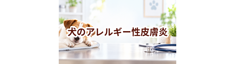 犬のアレルギー性皮膚炎とは？症状と治療の考え方