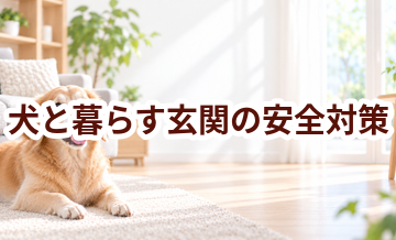 犬と暮らす玄関の安全対策｜滑り・誤食・汚れを防ぐ工夫