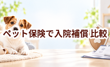 ペット保険で入院補償を比較するときの見方｜保険料だけで選ばない