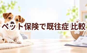 ペット保険で既往症を比較するときの見方｜保険料だけで選ばない