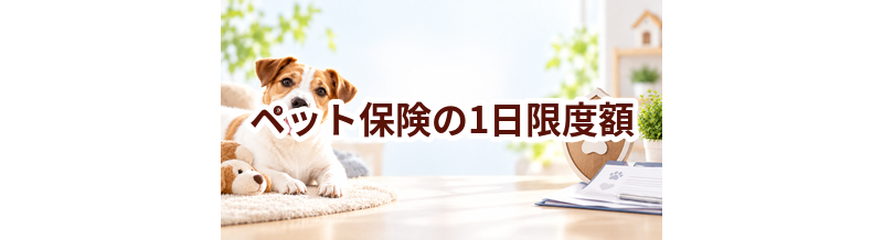 ペット保険の1日限度額とは？契約前に確認したいポイント