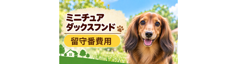 ミニチュアダックスフンドの留守番対策にいくらかかる？カメラ・給餌器・シッターを比較