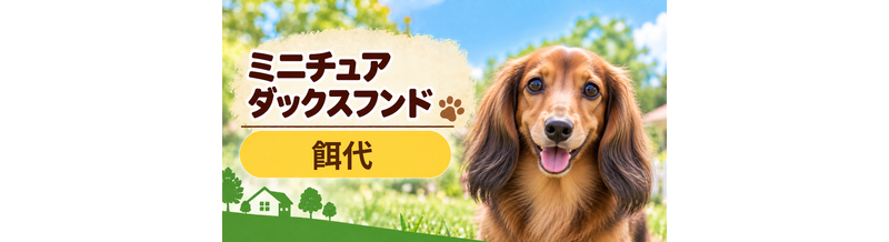 ミニチュアダックスフンドの餌代は月いくら？体重からドッグフード代をシミュレーション